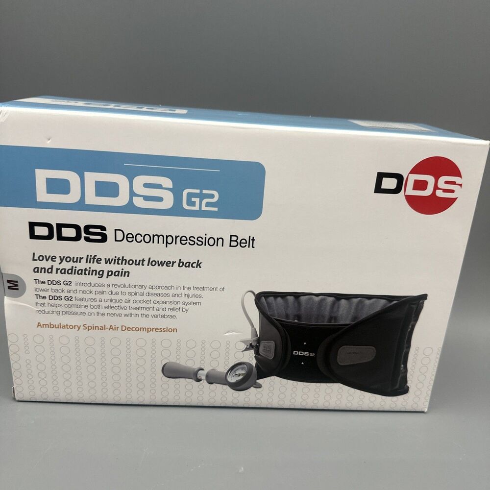 DDS G2 Lumbar Decompression Belt (Back pain relief - Inflatable) (Open Box) Sz M